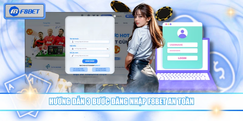 Cách Đăng Nhập F8BET Nhanh, An Toàn Trong 3 Bước Cơ Bản 2 Hướng dẫn 3 bước đăng nhập F8BET an toàn